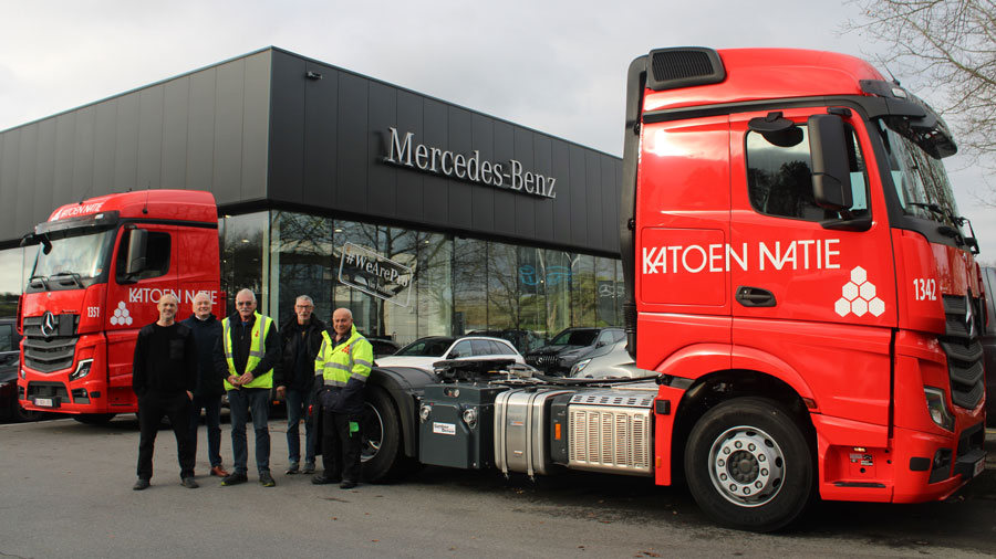 Aflevering Actros voor Katoen Natie